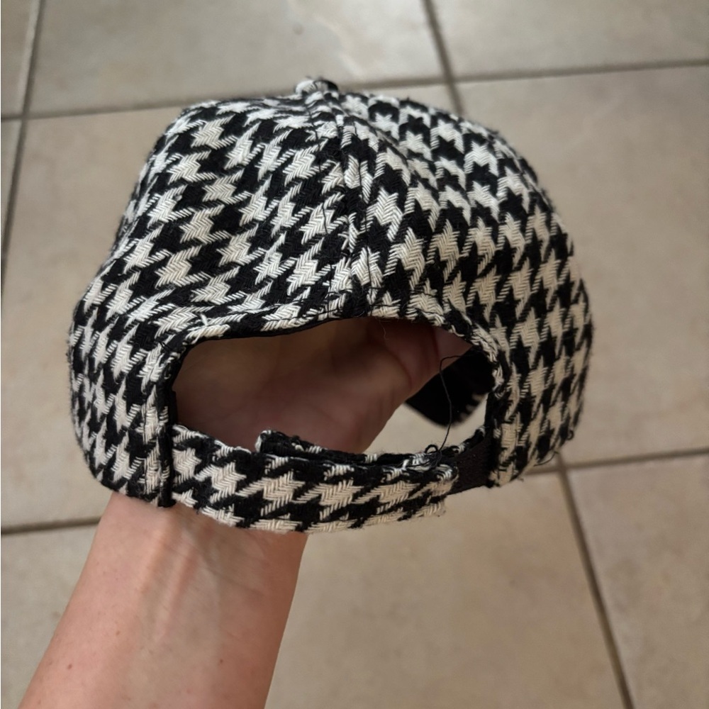 Magid Black and White Houndstooth Hat - Picture 3 of 7